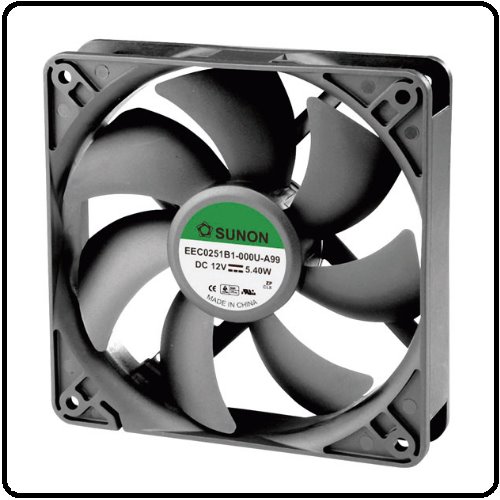 Sunon BLÆSER 12V DC 120x120x25/5,4W
