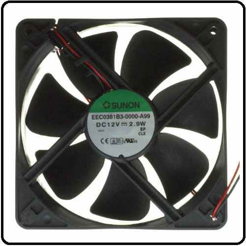 Sunon BLÆSER 12V DC 120x120x38/2,9W